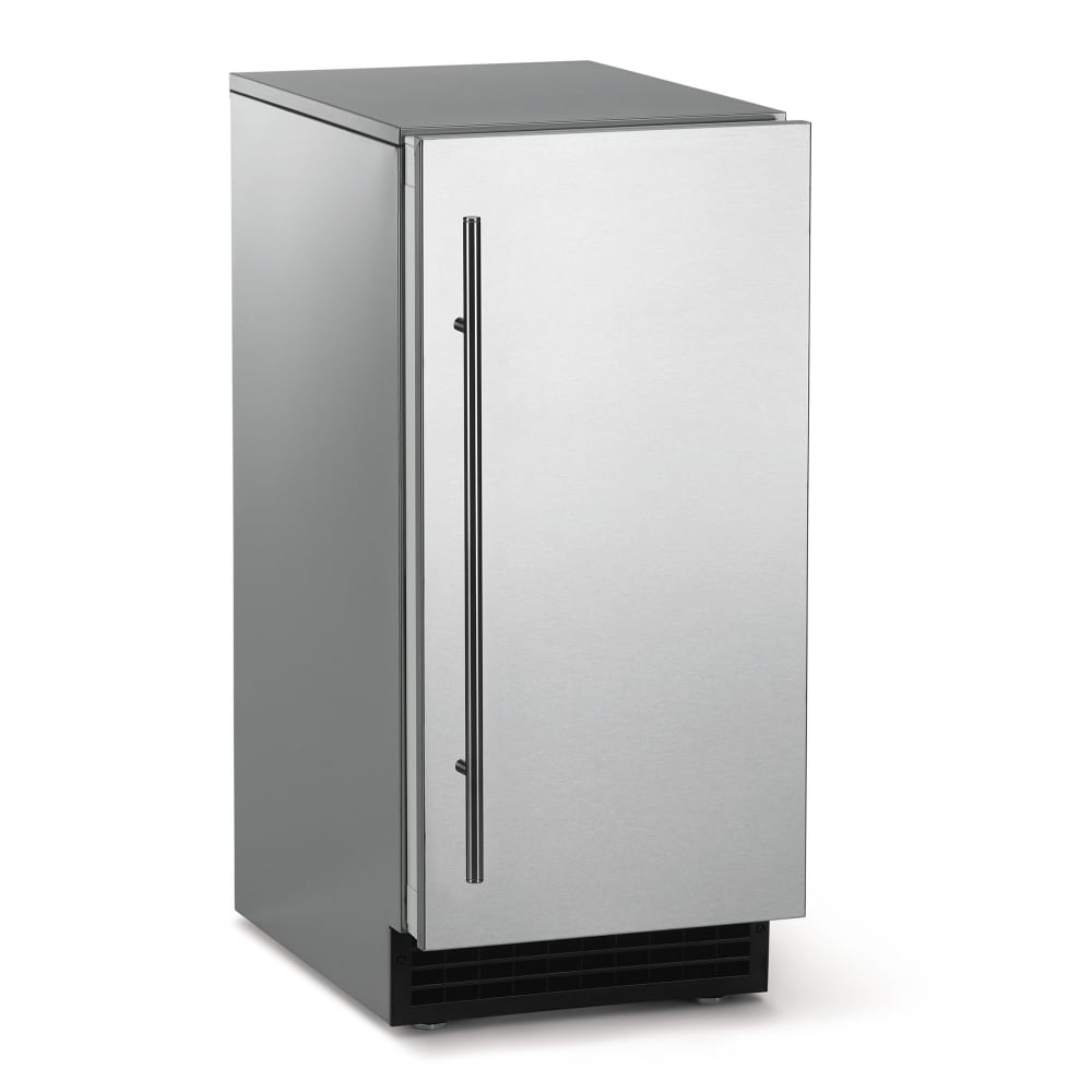 SCOTSMAN - 15" Brilliance ice machine 30 lbs/day. Stainless Steel cabinet, unfinished front - gravity drain