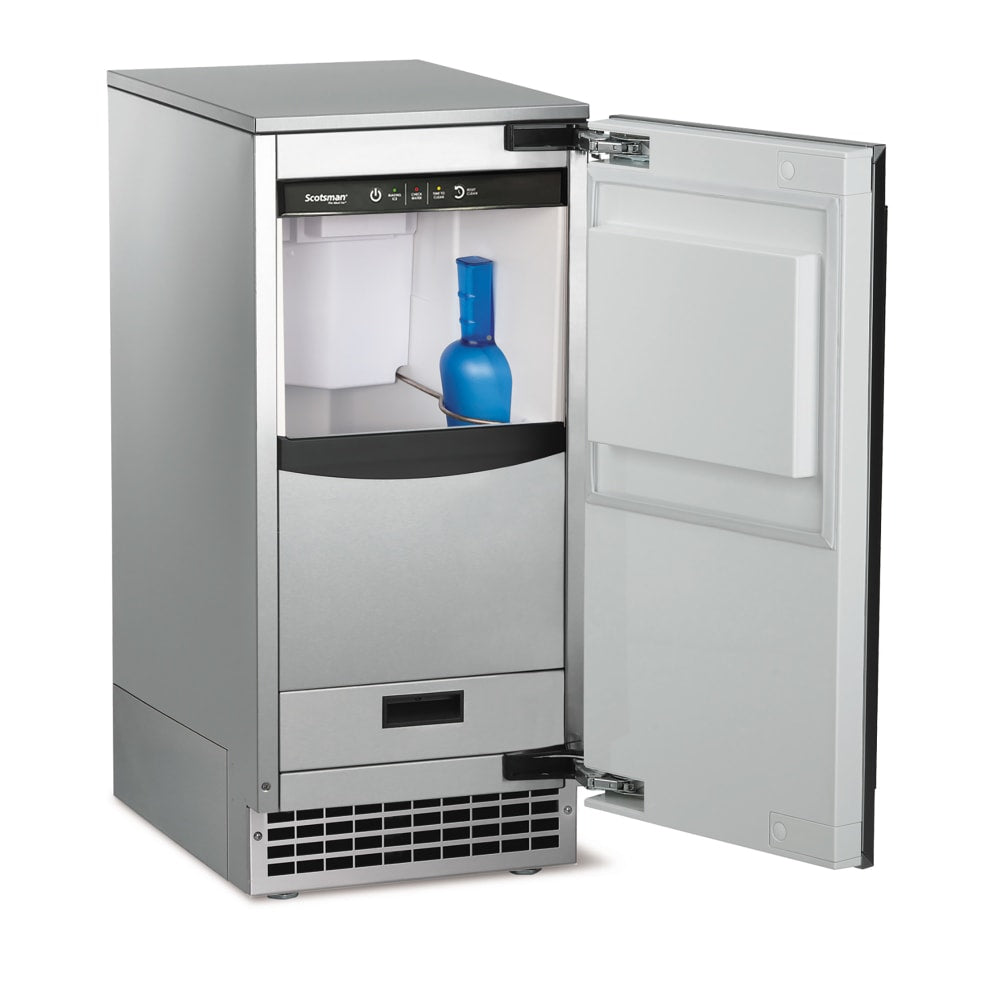 SCOTSMAN  - Outdoor Approved Automatic nugget ice machine gravity drain 60lbs /day. Unfinished front