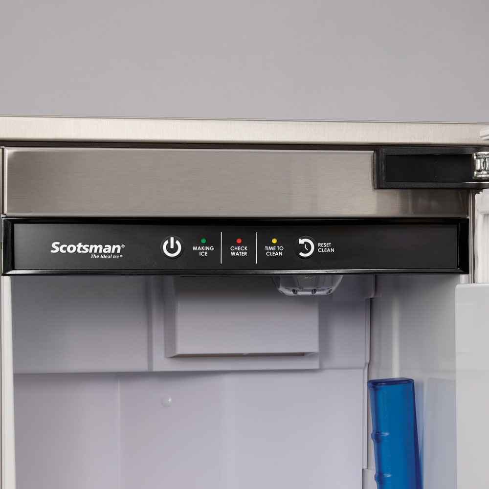 SCOTSMAN  - Outdoor Approved Automatic nugget ice machine gravity drain 60lbs /day. Unfinished front