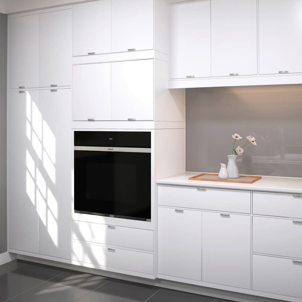 SUB-ZERO WOLF Horno Contemporáneo Vidrio Negro de la Serie M de 30" image 1