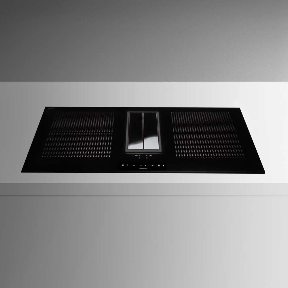 FALMEC - Cooker Hood Quantum 90 Black Glass 220-240V Without filter