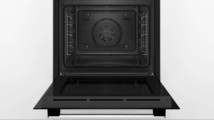 Horno de Pared Multifunción 24' Serie 2 S/S c/Vidrio Negro - 220-240V 50/60Hz