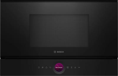 BOSCH - 24" Series 8 Built-in Microwave Oven, TFT-touch Display, Black 220-240V/50-60Hz