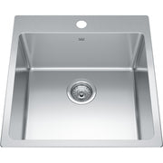 KINDRED - Fregadero de Montaje Superior de una Sola Cubeta - BROOKMORE image 0