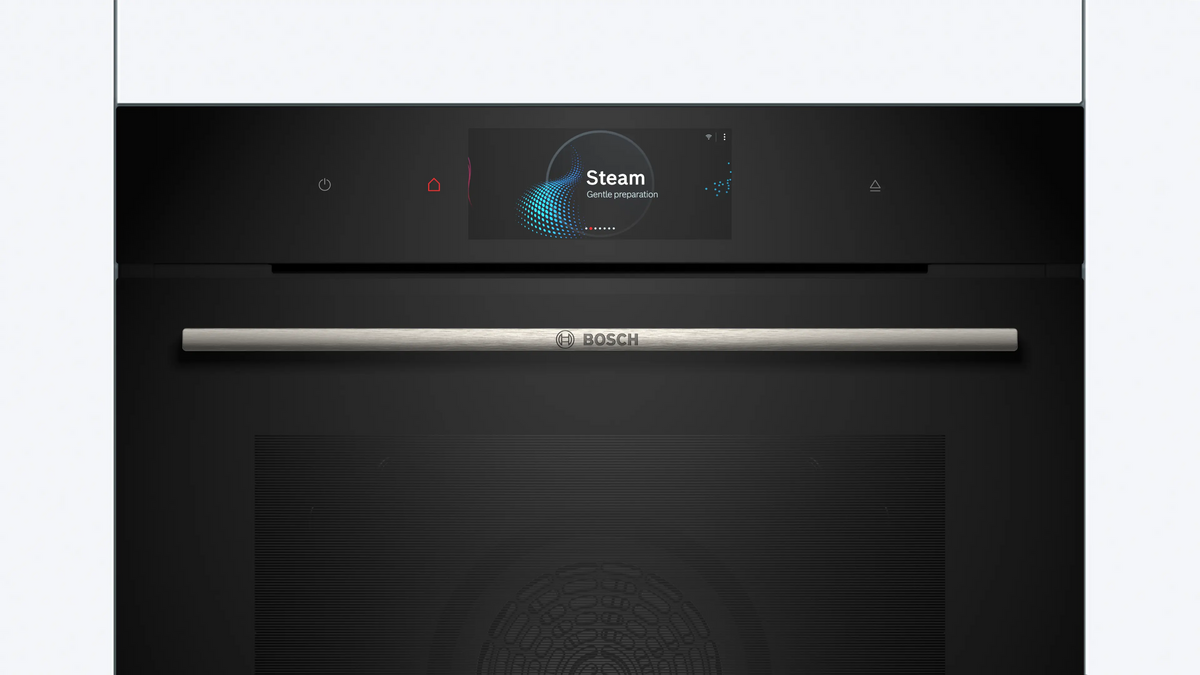 BOSCH - 24"/60cm Built-in Steam Oven, 8 Series, Black, 220-240V/50-60Hz