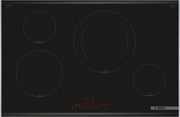 BOSCH - 80cm Induction Ceramic Cooktop, Series 6, Black - 220-240V-50/60Hz