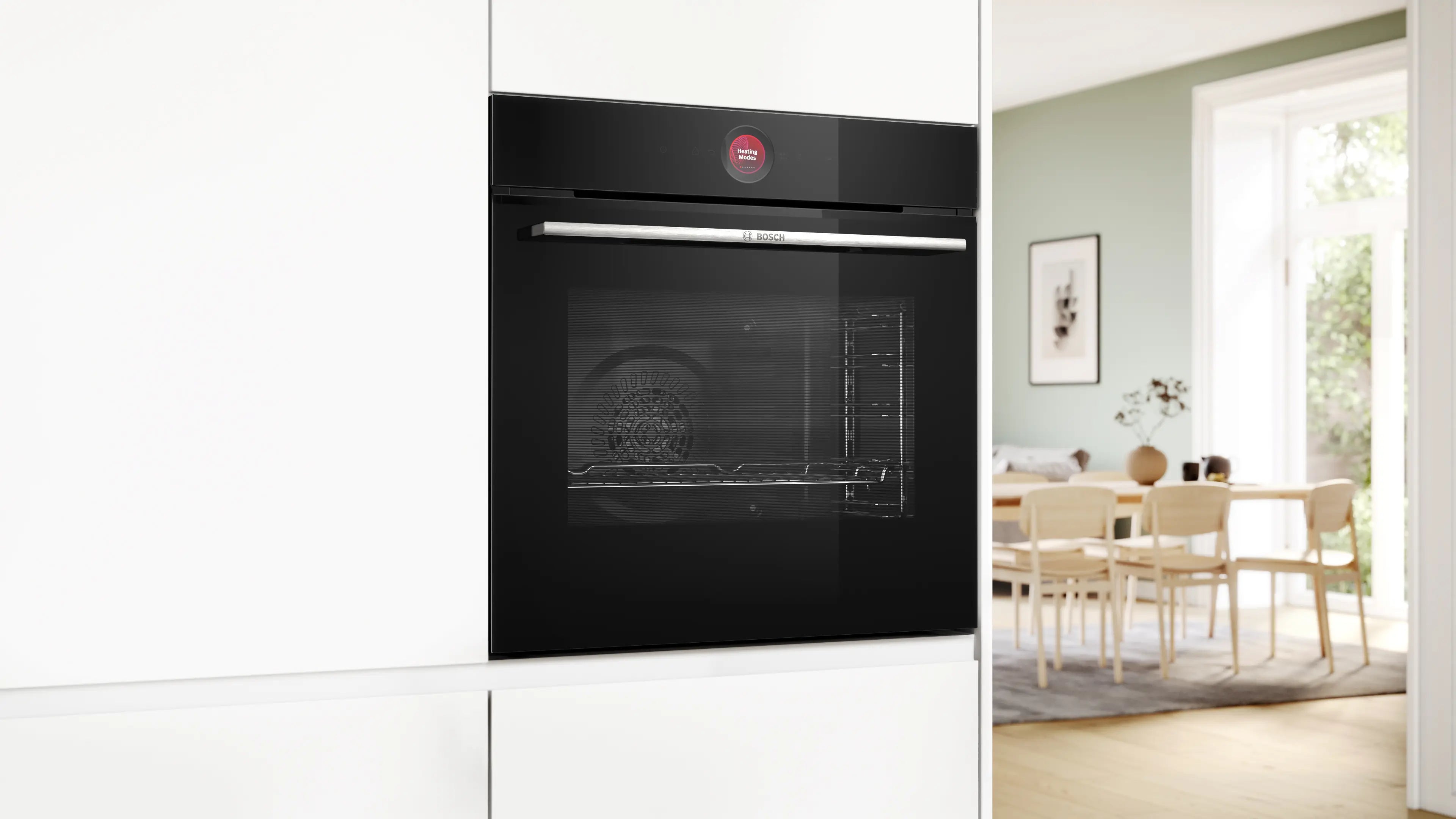 BOSCH - 60cm Horno Multifunción, Empotrable, 60x60 cm, Serie 8, Negro.TFT-touch display, Air Fry.