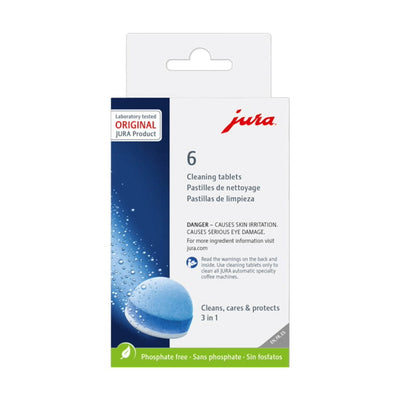 JURA - Pastillas de Limpieza de 3 Fases NA (Paquete con 6 piezas)