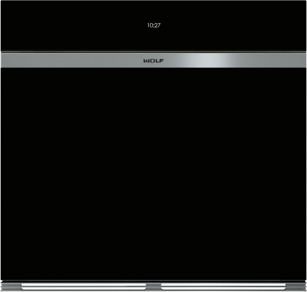 SUB-ZERO WOLF Horno Contemporáneo Vidrio Negro de la Serie M de 30" image 0
