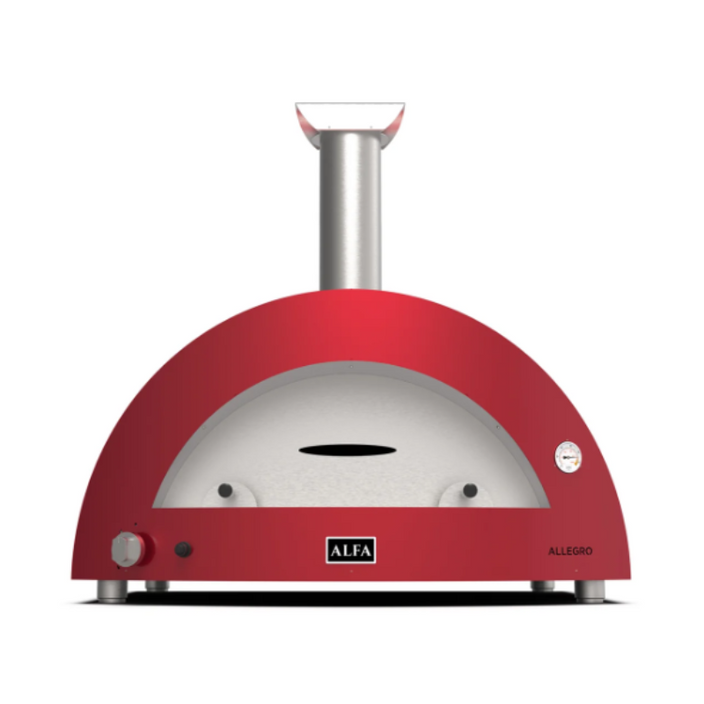 ALFA - Forni Moderno 5 Pizze Antique Red Gas Fired Countertop Pizza Ovens