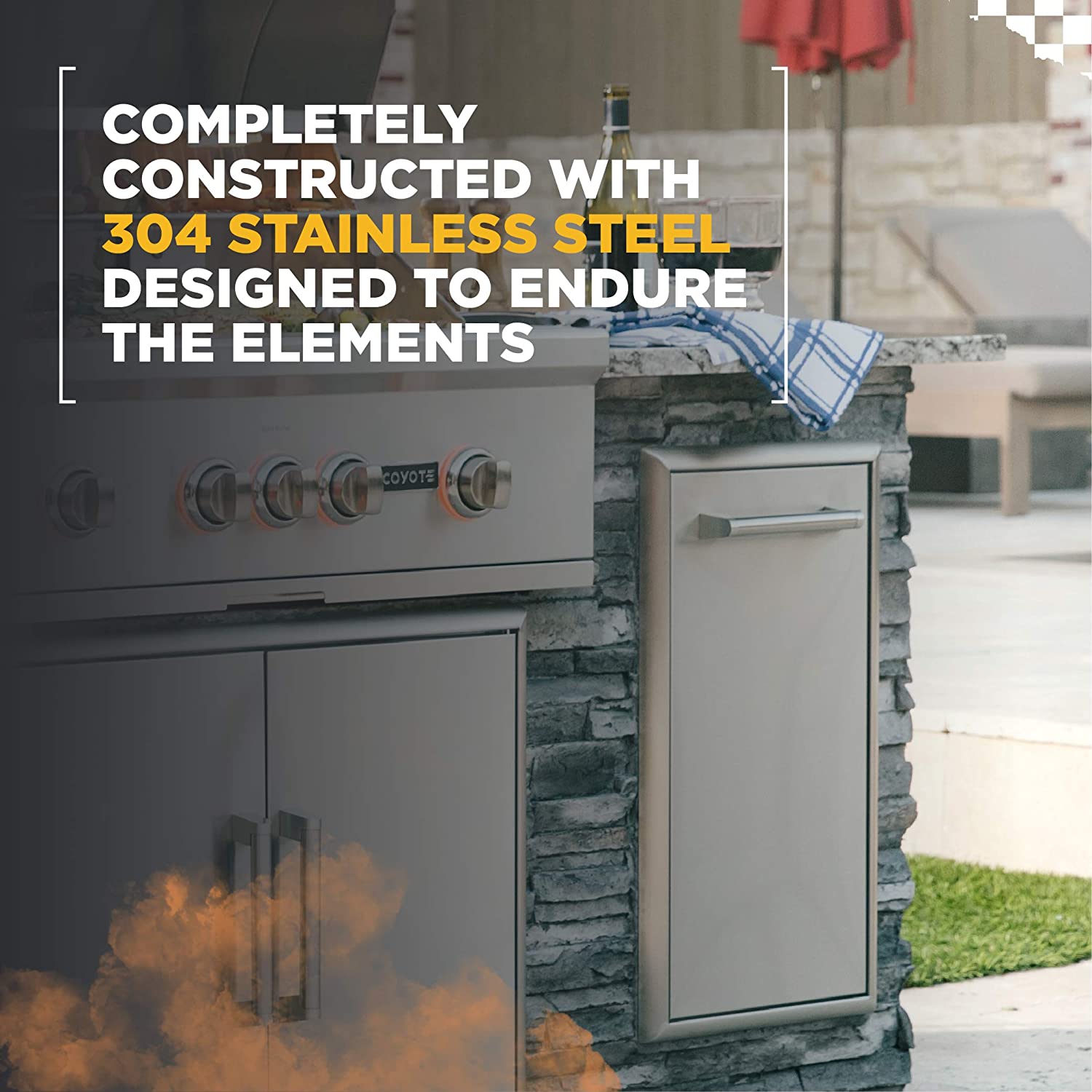 COYOTE - Cajón extraíble 16" (Basura o tanque de LP) image 1