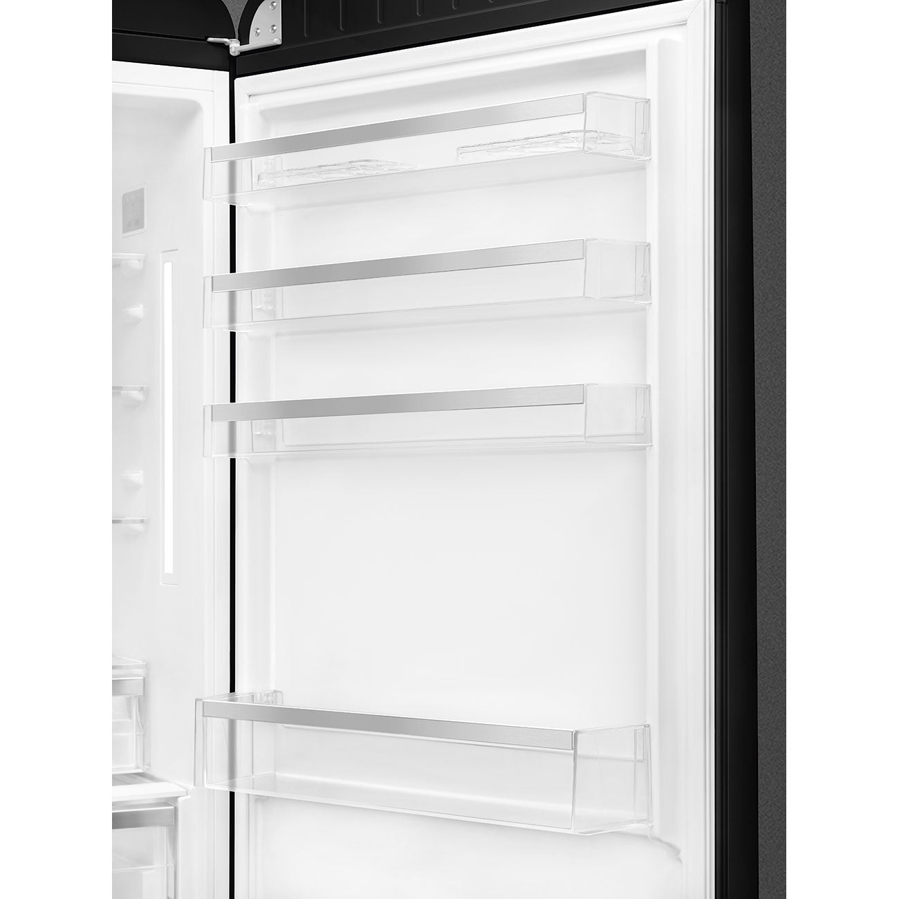 SMEG - Refrigerador 50â€™s Style 28" - 18 Cu. Ft., Negro, Doble puerta image 1