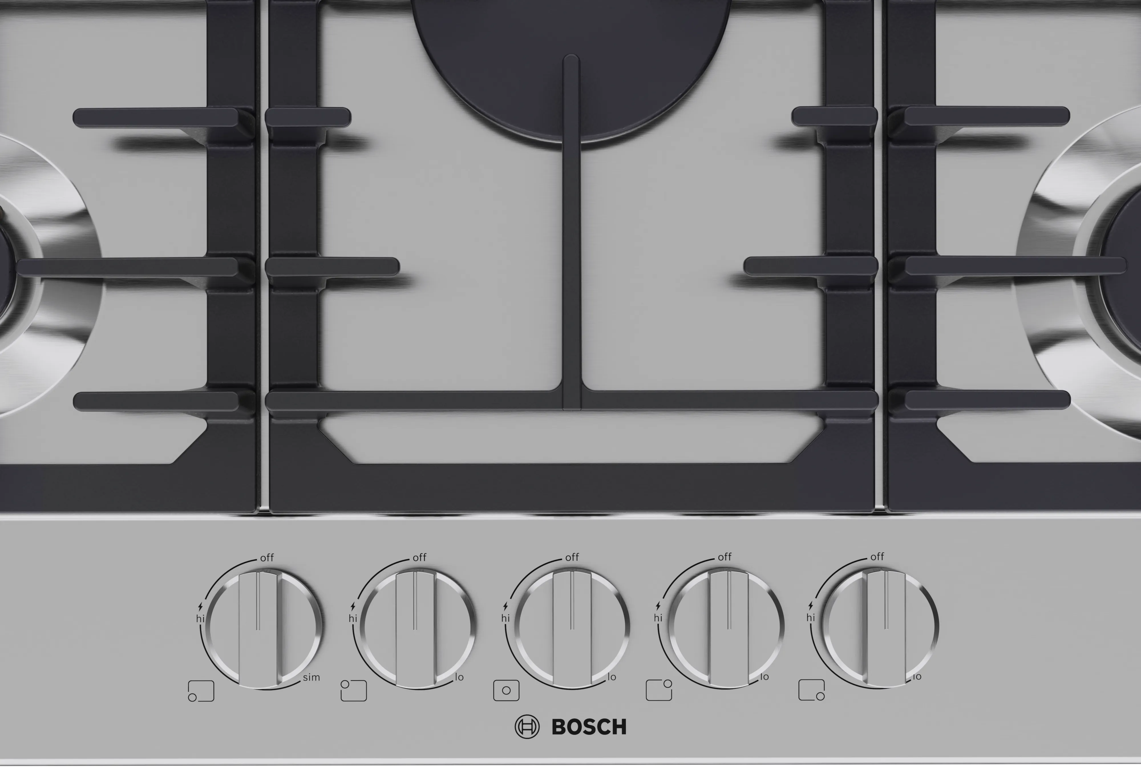 BOSCH - Placa de Gas 30" Serie 300 - 5 Quemadores, Acero inoxidable image 2