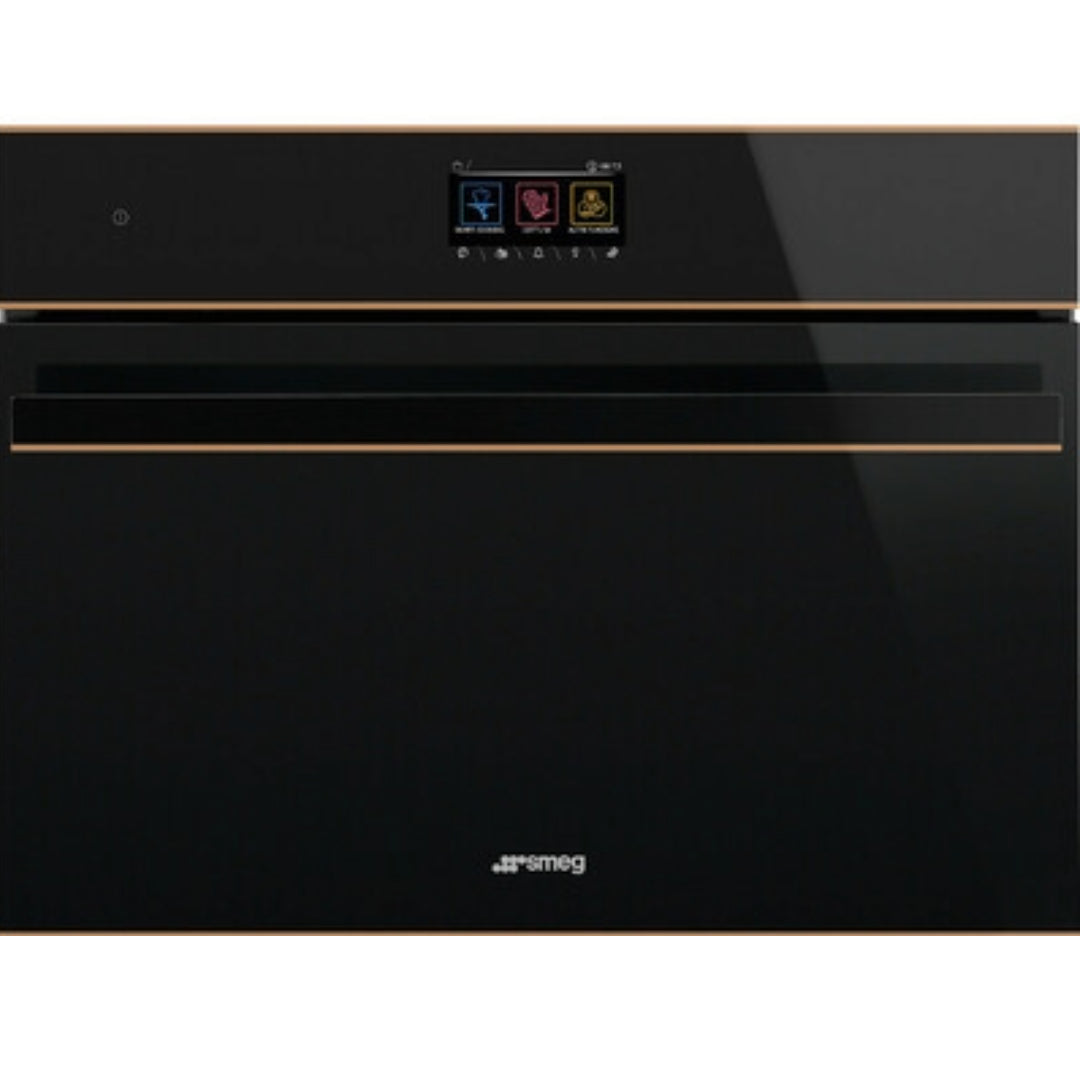 SMEG - Horno Combi de Microondas Dolce Stil Novo de 60cm/24" - Negro/Cobre image 0
