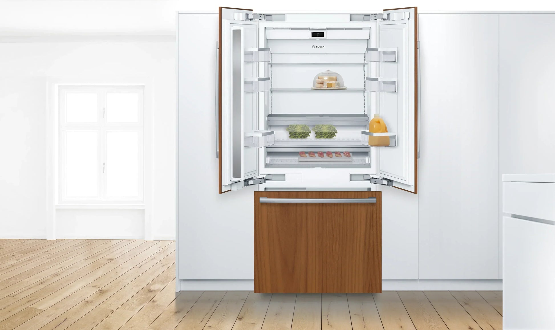BOSCH - Refrigerador Empotrado con Congelador Inferior 36" image 2