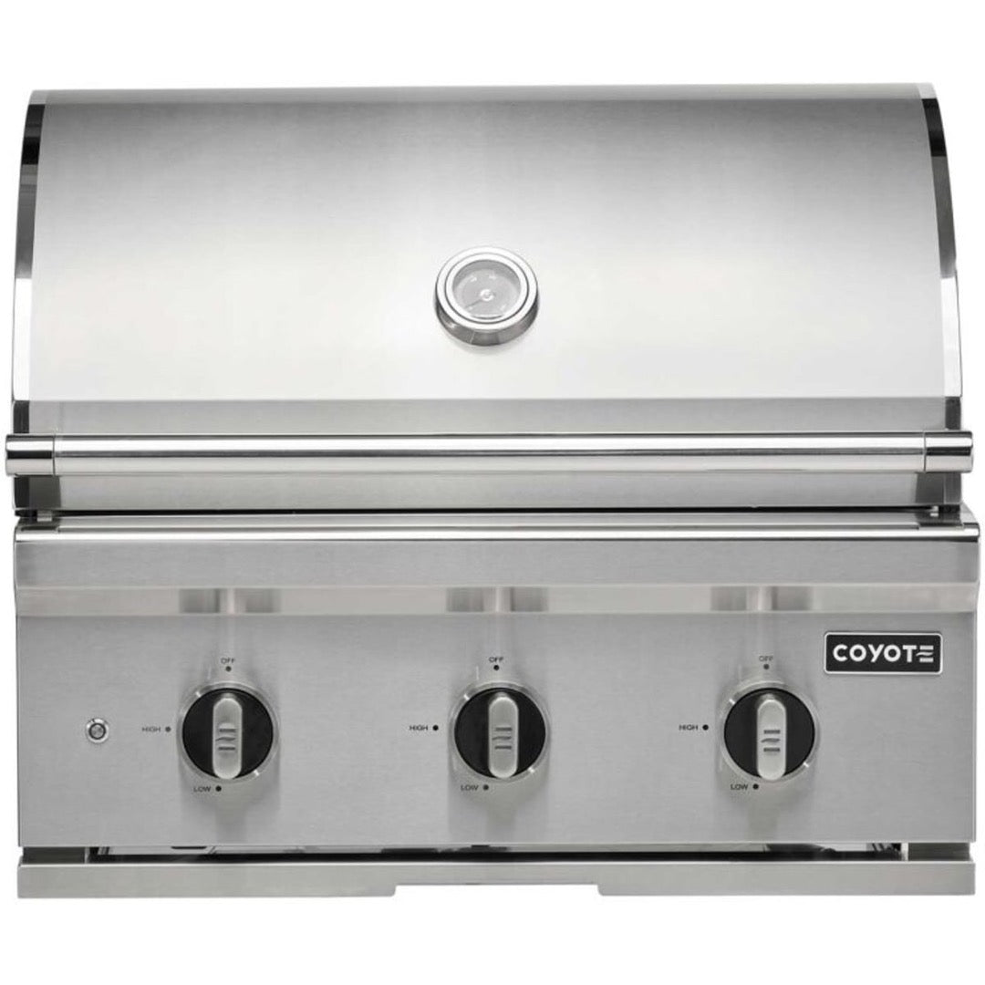 COYOTE - 30" Grill Built-In, C-Series, LP Gas, Stainless Steel, 120V/60Hz