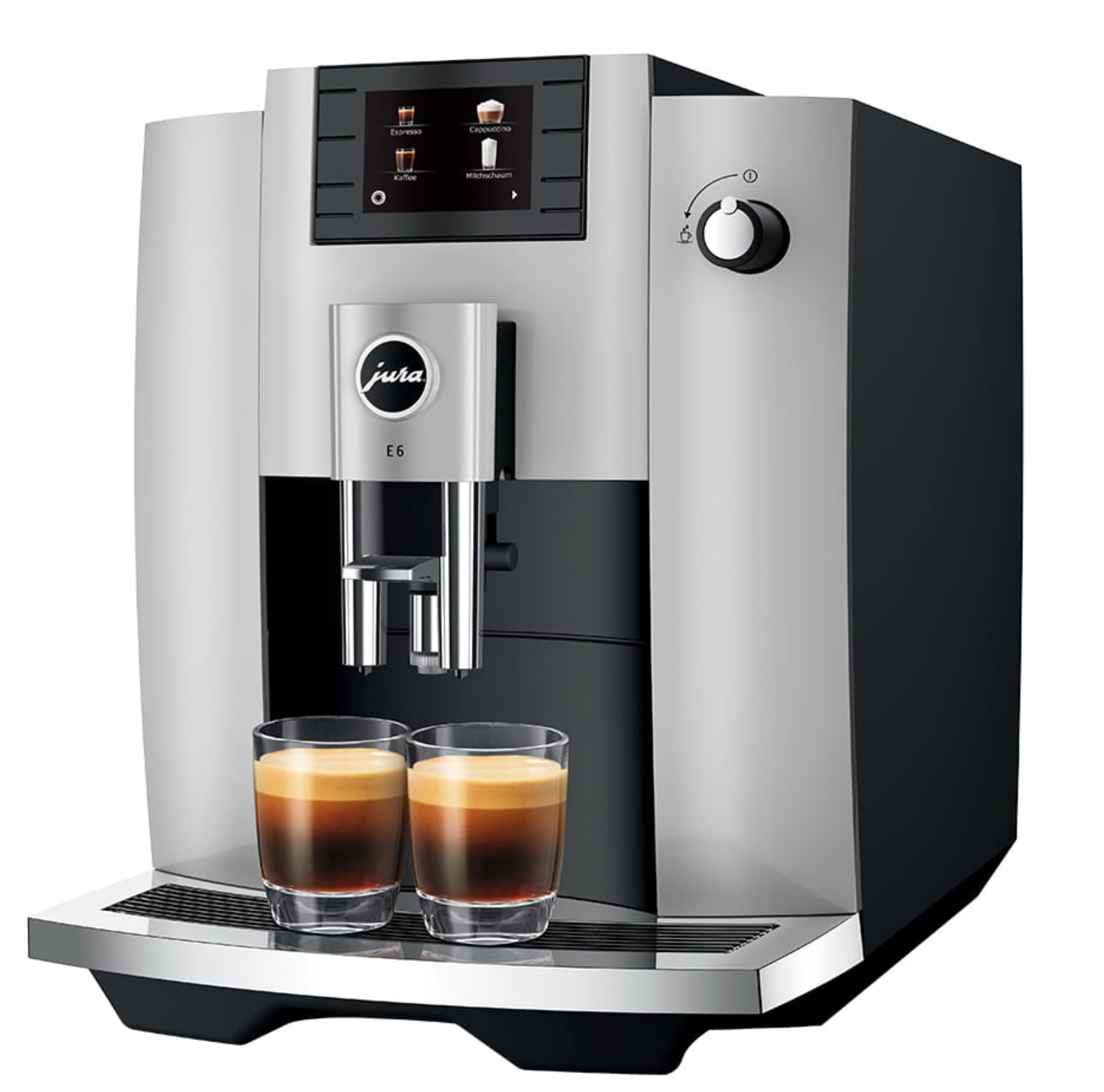 JURA – E6 Superautomática Espresso, Compacta 29 cm, Platino image 0