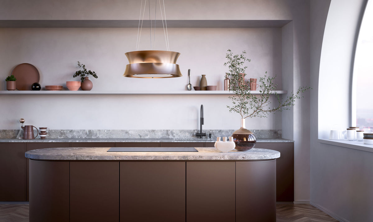 FALMEC - COOKER HOOD DAMA IS.60 GUNMETAL 220-240V ~ 50-60Hz 600 m3/h WITH FILTER FALMEC PACK