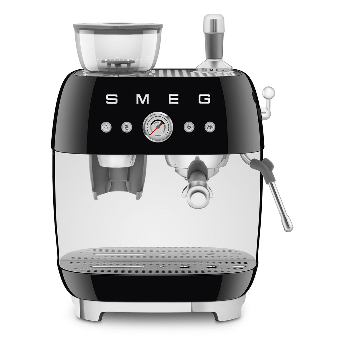 SMEG - 50's Retro Style Aesthetic Semi Automatic Espresso Coffee Machine