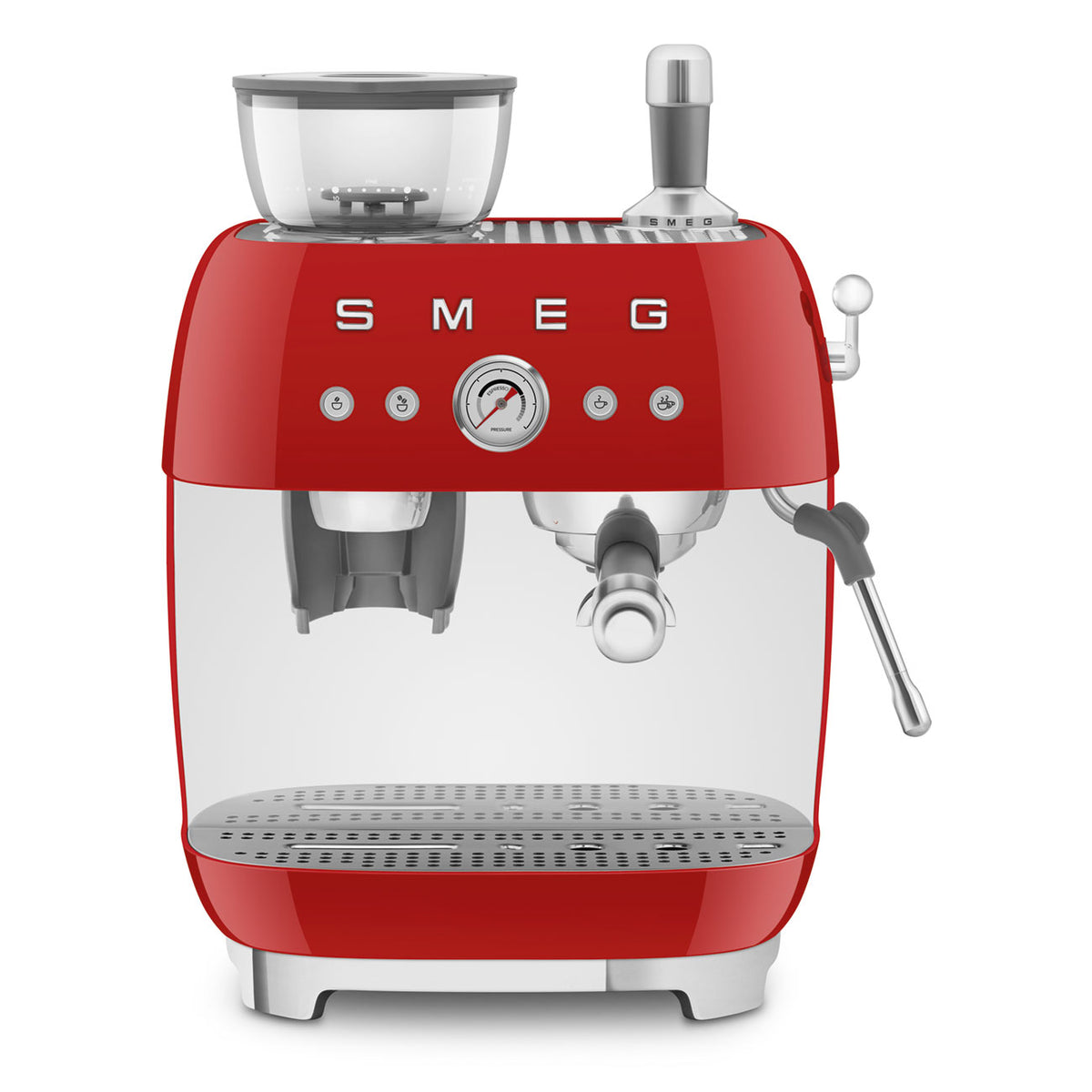 SMEG - 50's Retro Style Aesthetic Semi Automatic Espresso Coffee Machine