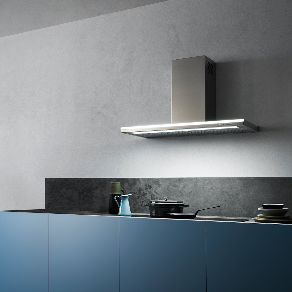 FALMEC - NRS Lumen 36 Inch Wall Mount Range Hood with 4-Speed/500 CFM Motor,