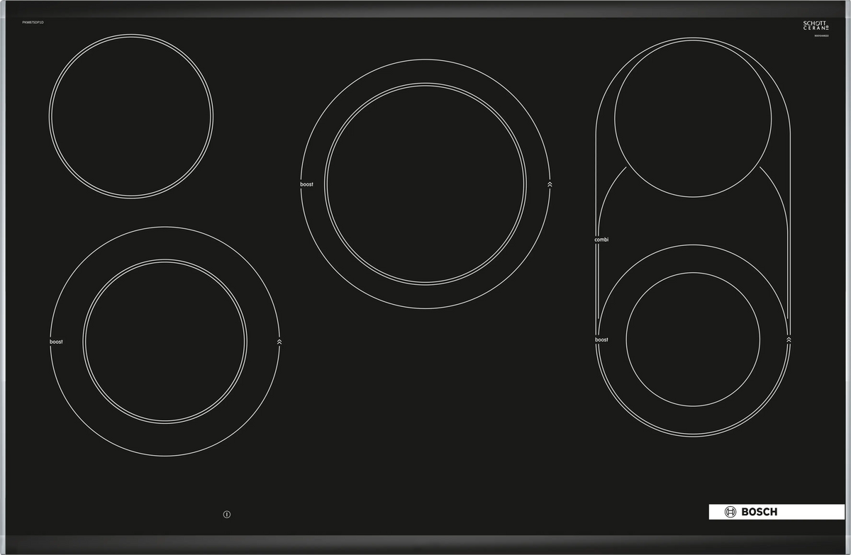 BOSCH - 80cm Ceramic Electric Touch Control Hob, Series 8, 220-240V-50/60Hz