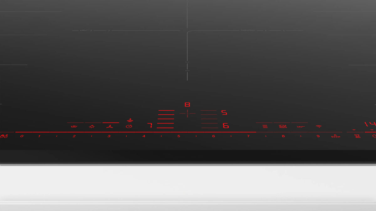 BOSCH - 90cm Induction Ceramic Cooktop, Series 8, Black - 220-240V-50/60Hz