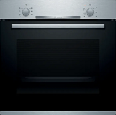 Horno de Pared Multifunción 24' Serie 2 S/S c/Vidrio Negro - 220-240V 50/60Hz
