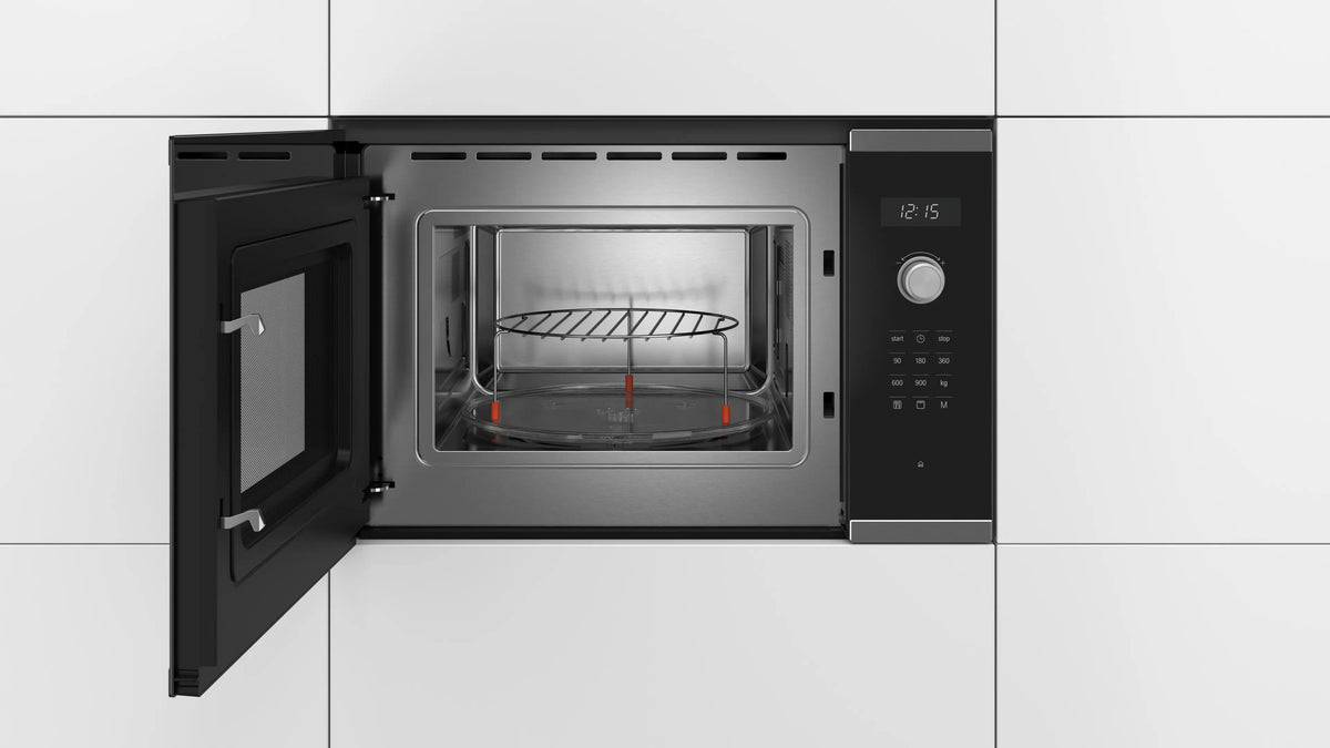 BOSCH - 60cm Microwave with Grill, Serie 6, Stainless Steel, 220V/ 60Hz