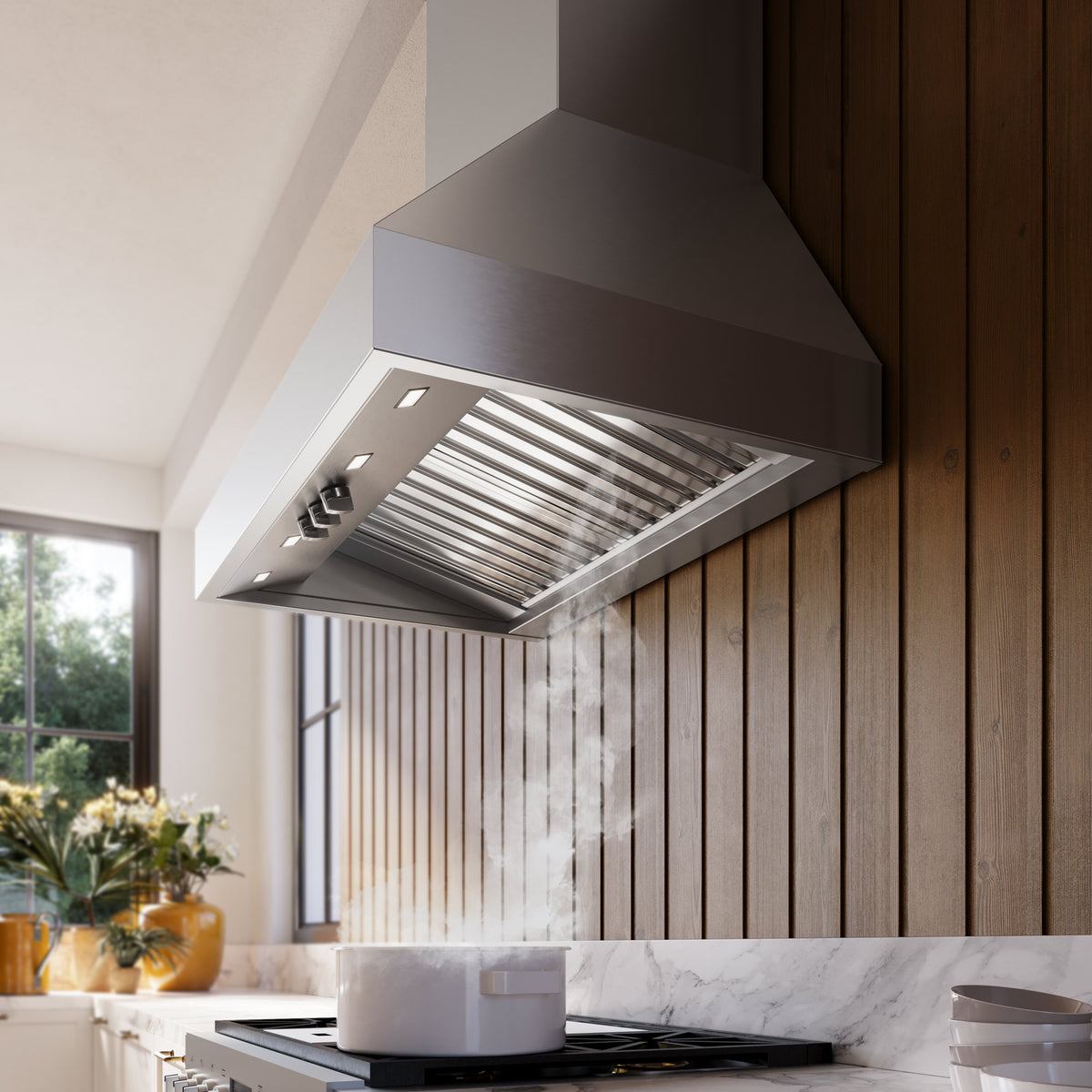 FALMEC - 36" Wall Hood Prymaid Prox CRF - 1000 CFM, LED Lights
