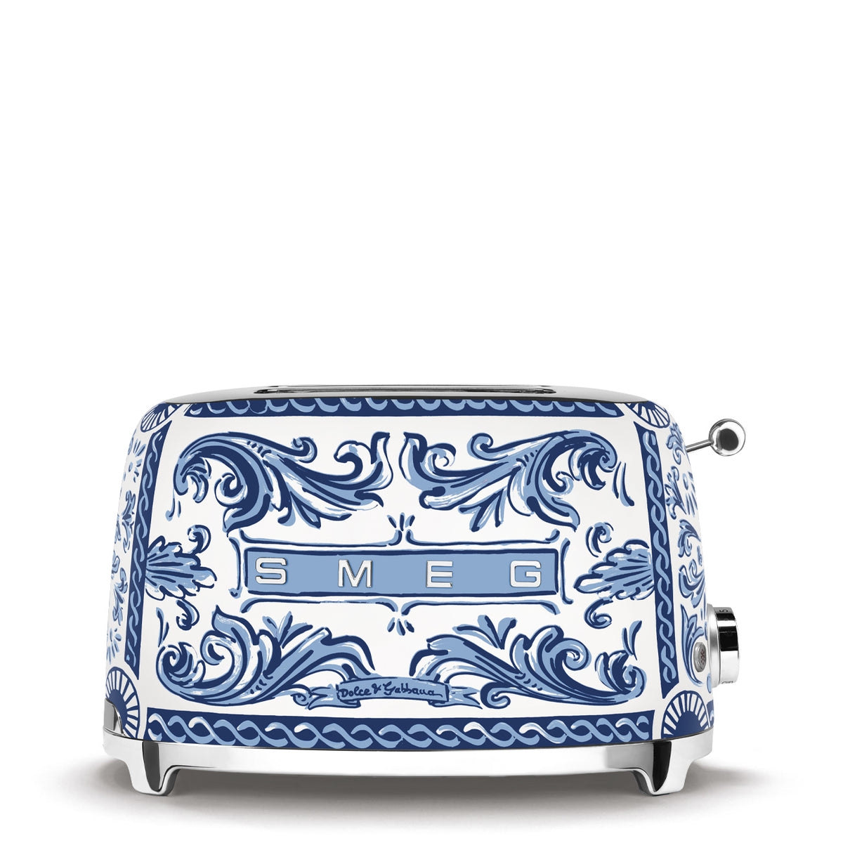 SMEG - Blue Mediterraneo 2 Slicers Toaster Dolce & Gabbana