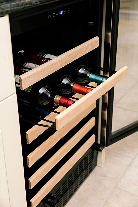 AZURE - 15" Wine Center w/ Stainless Trim Glass Door