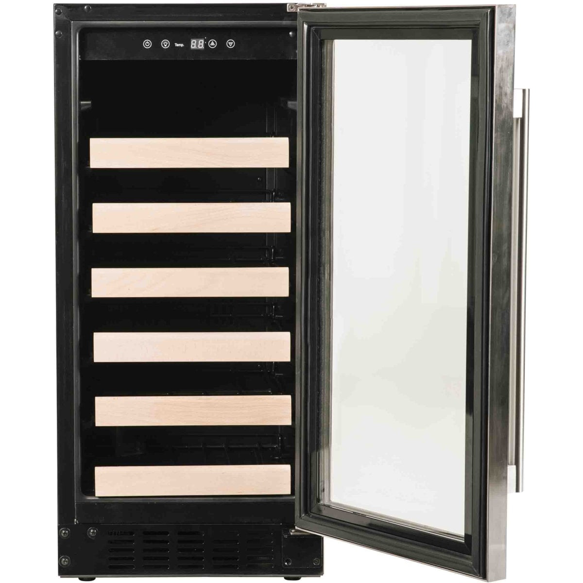 AZURE - 15" Wine Center w/ Stainless Trim Glass Door
