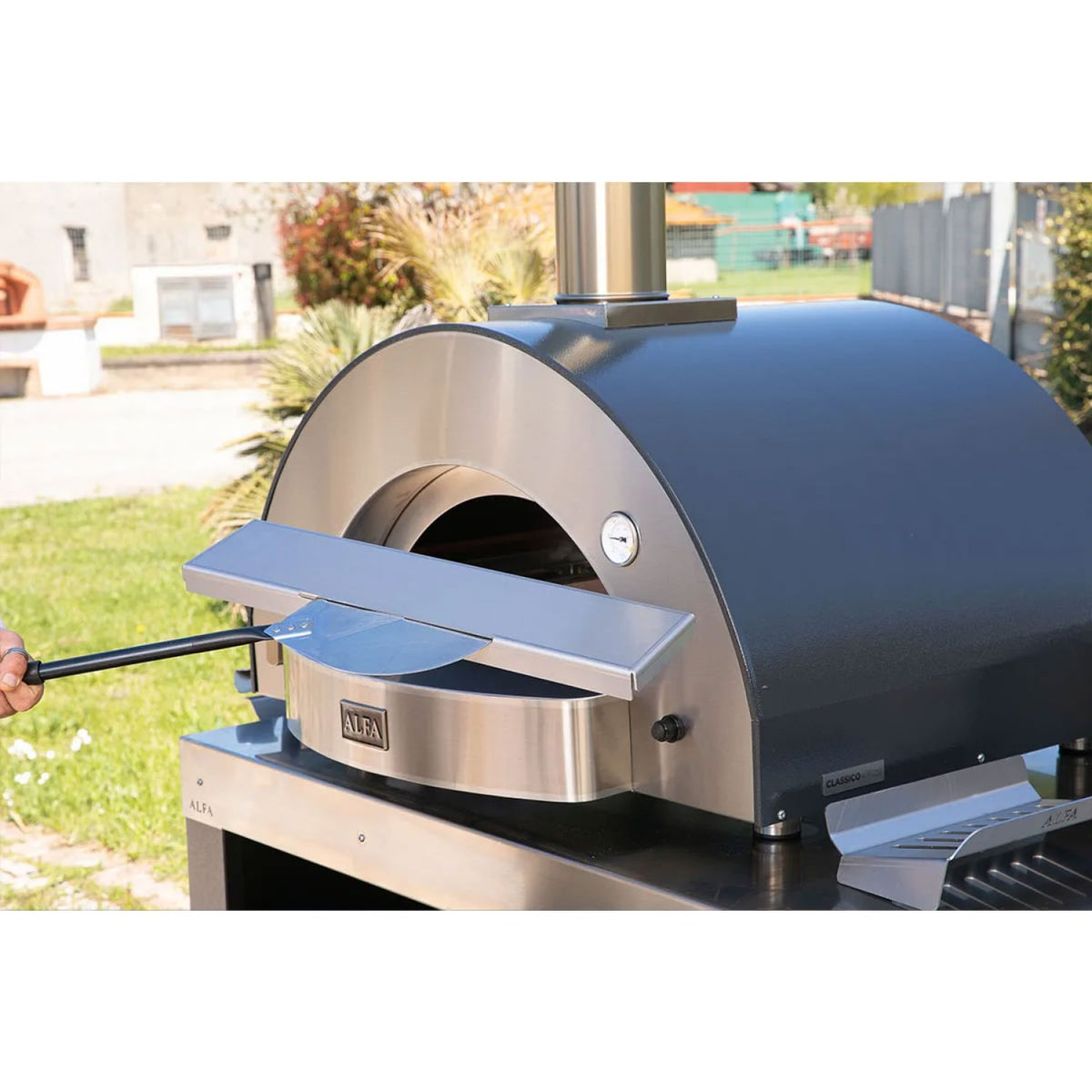 ALFA - Forni Hybrid Wood-Gas Oven Kit for 2 Pizze (Clasico - Moderno) and 3 Pizze (Moderno)