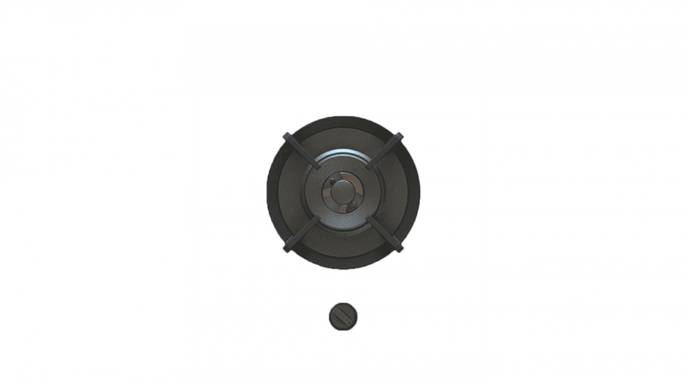PITT - Cooking Systems AZUMA 12Gas Cooktop with 650-17,000 BTU Single Brass Burner
