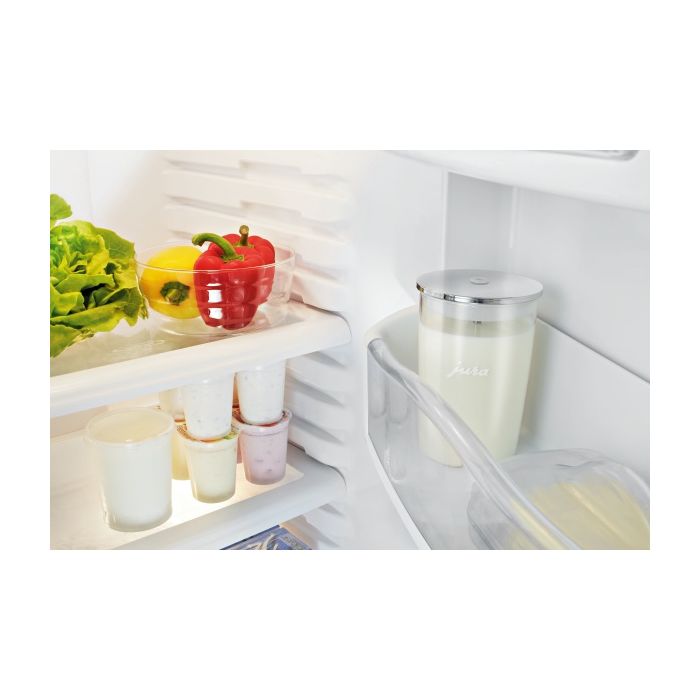 Recipiente de vidrio para leche