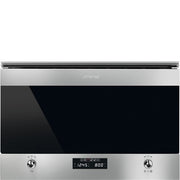 SMEG - Horno Microondas Compacto Clásico de 60 cm / 24" con Grill image 0