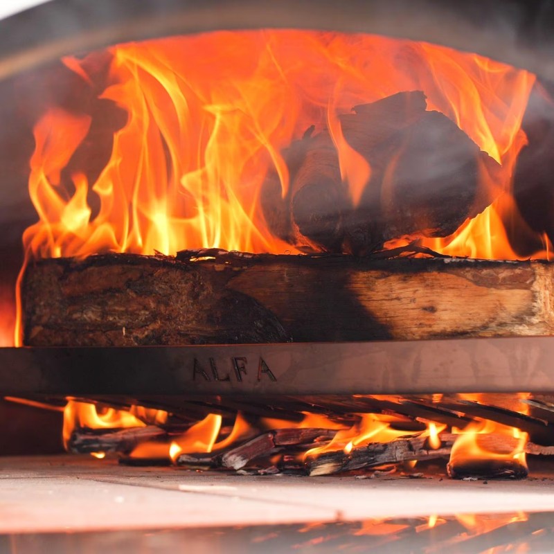 ALFA - Hybrid Wood-Gas Oven Kit for 1 Pizza (Moderno)