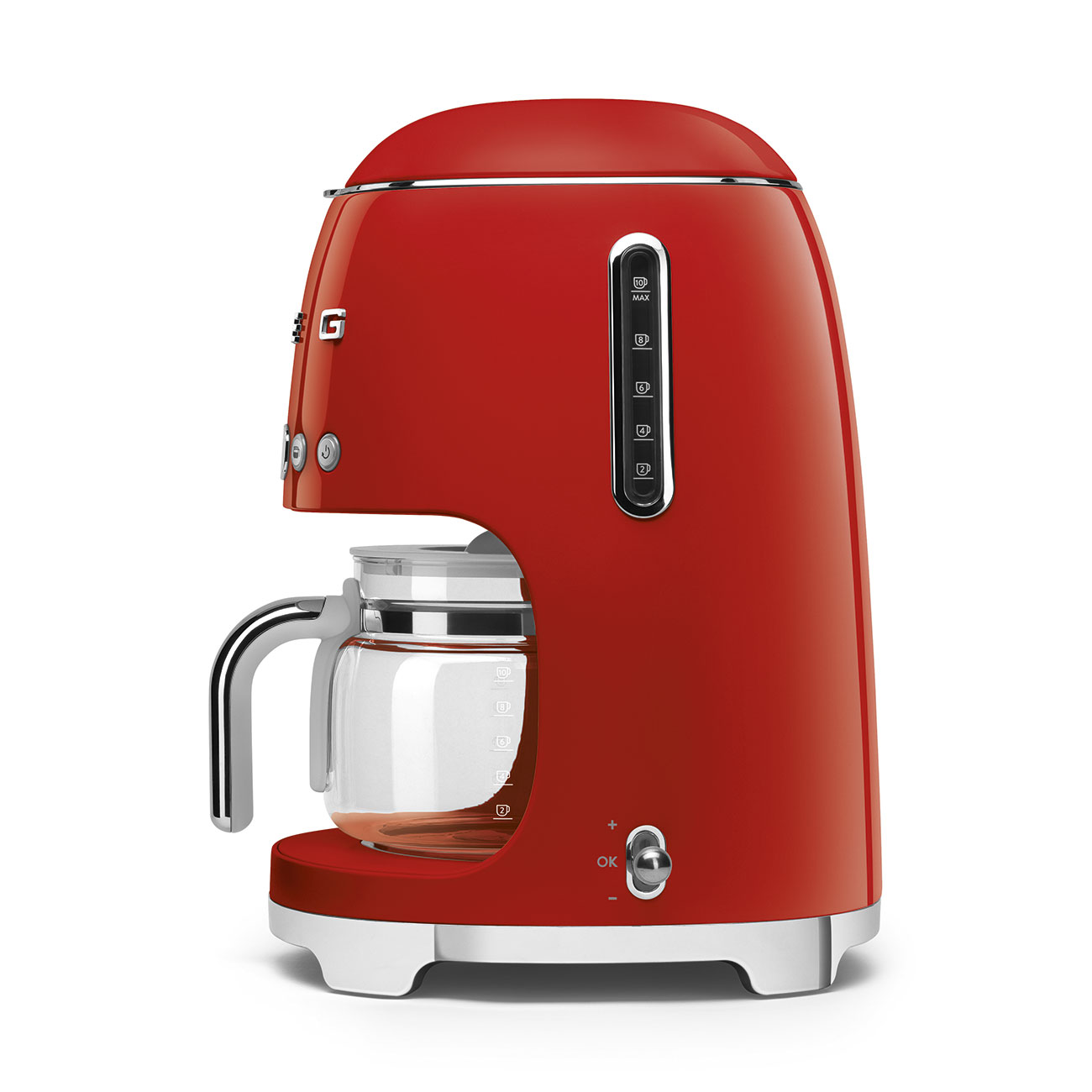 SMEG - Cafetera de Filtro Estilo Retro 50's - Rojo image 2