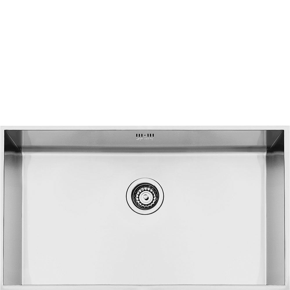 SMEG - Fregadero Quadra de 72 cm - Acero Inoxidable image 0