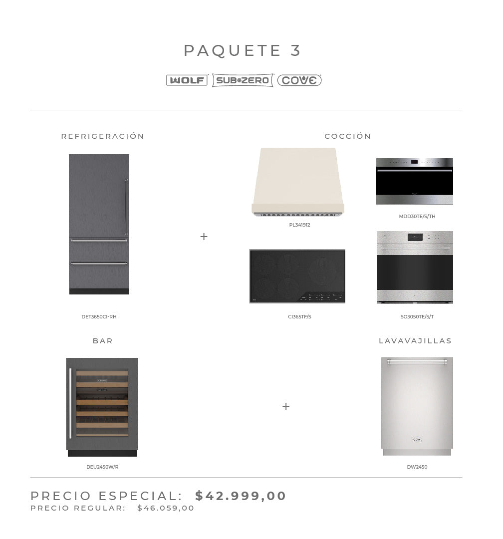 SUB ZERO - WOLF - COVE - Paquete 3 image 0