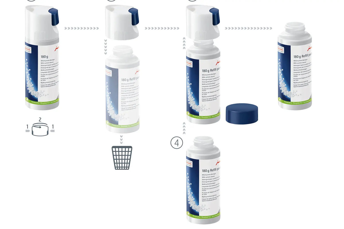 JURA - Milk system cleaner Mini-Tabs 180g Refill NA