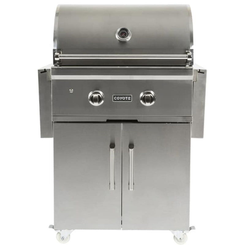COYOTE - 28" Grill with cart, C-Series, LP Gas, 120V/60Hz