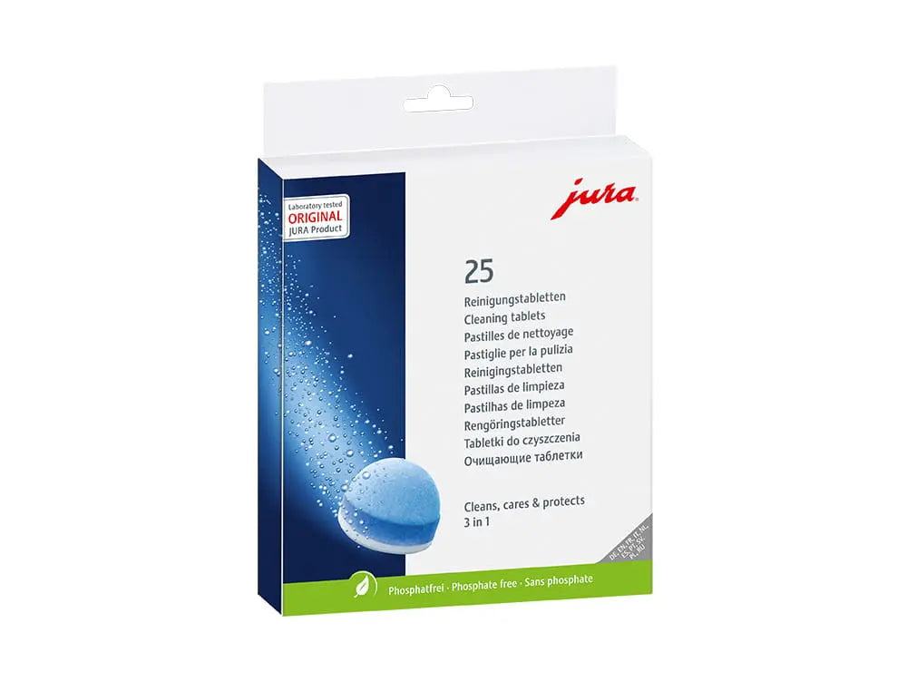 JURA - 3-phase cleaning tabl., blister pack of 25 pcs. NA