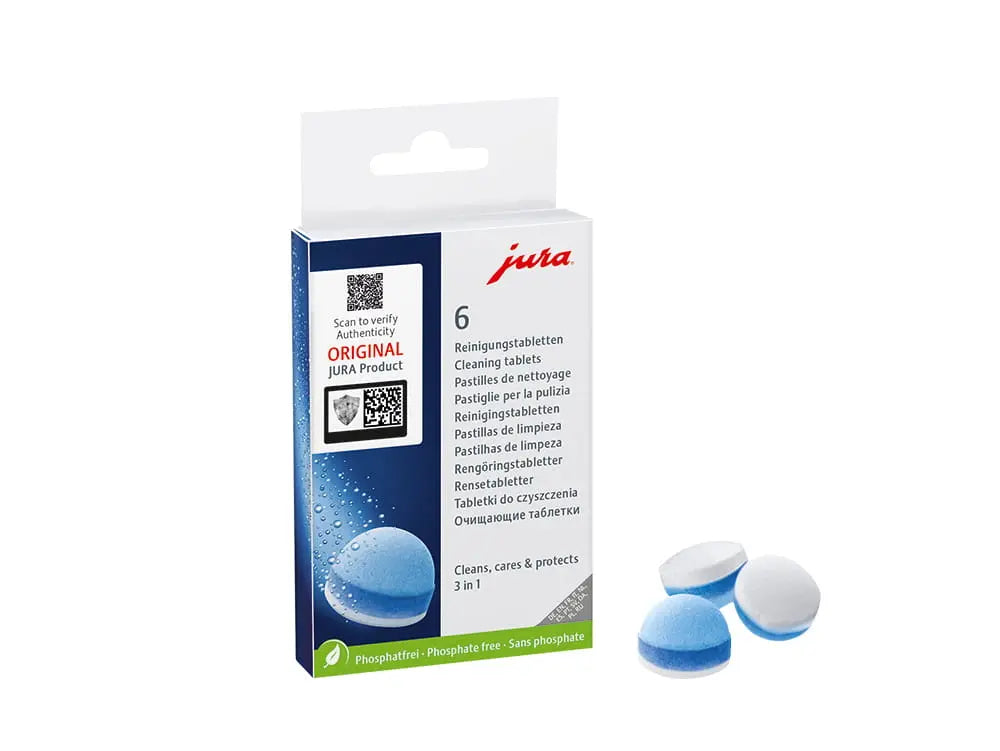 JURA - 3-phase cleaning tablets NA (package containing 6 pcs.)